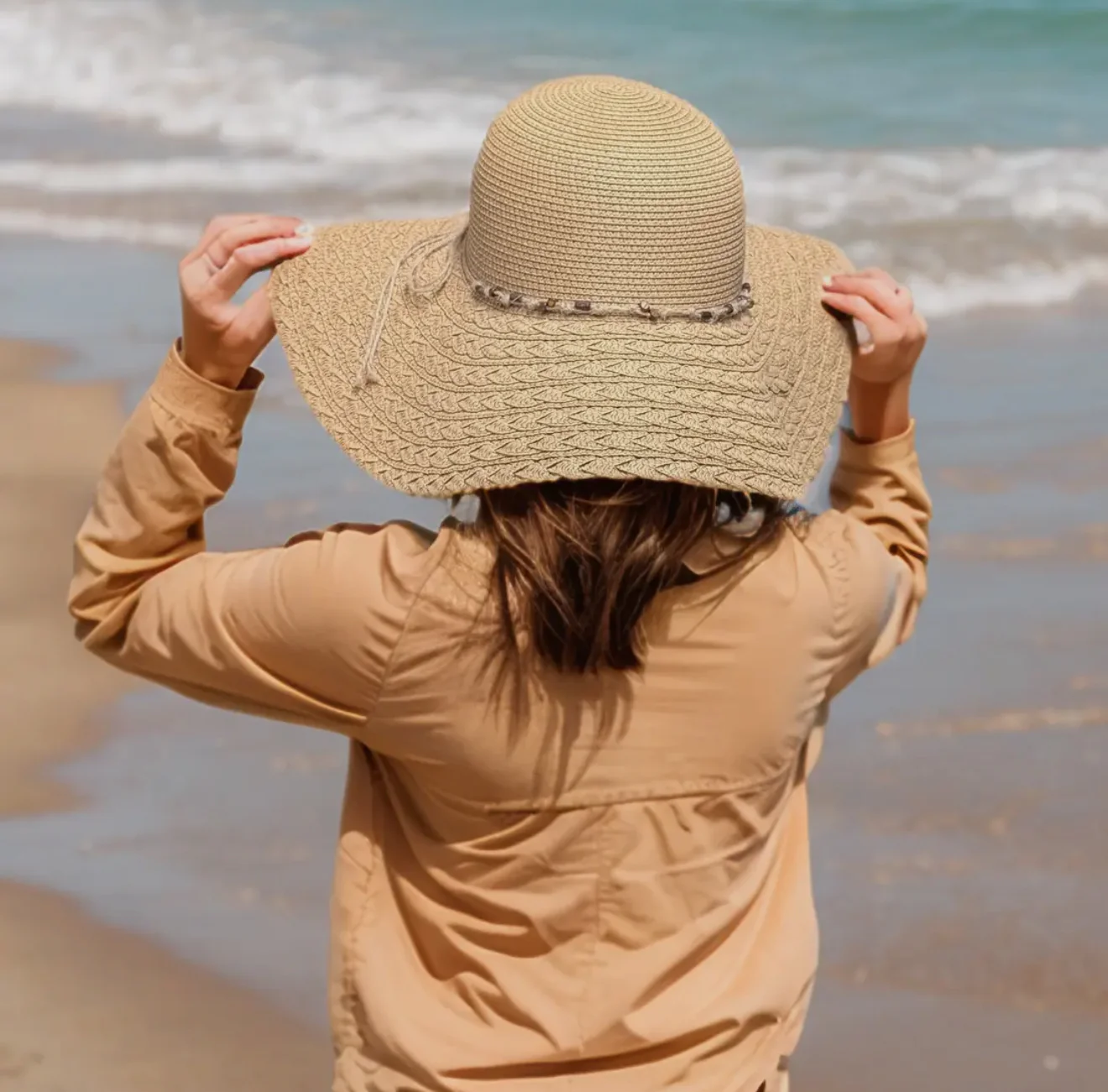 Wide Brim Foldable Sun Hat - Image 4