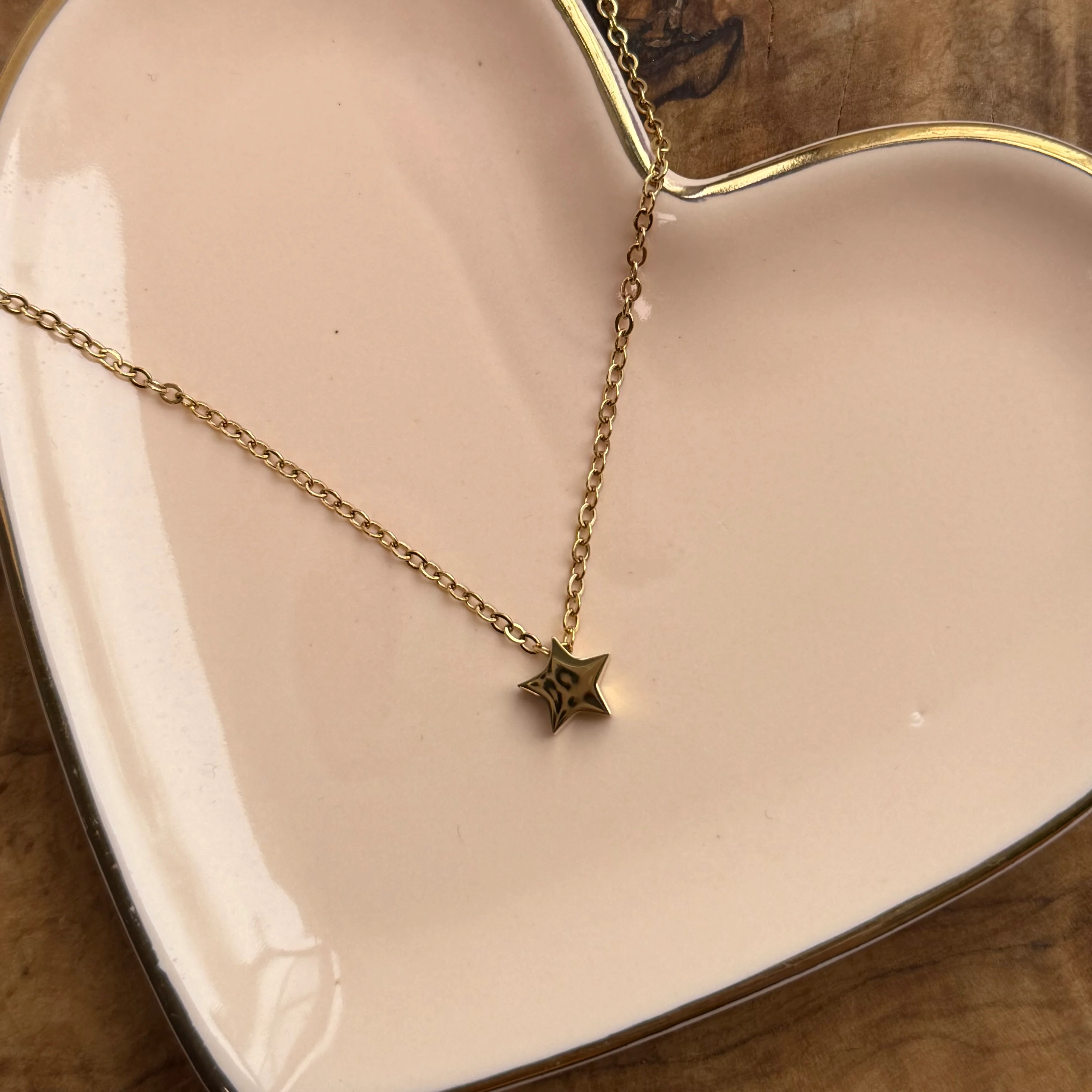 Gold Delicate Star Necklace