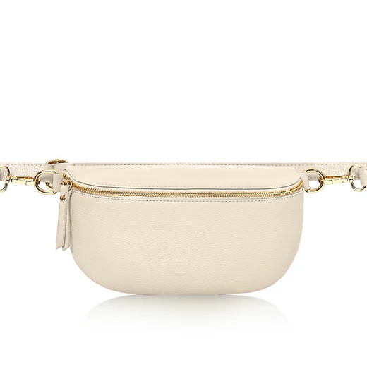 Large Cream Crossbody / Waist Bag - Image 5