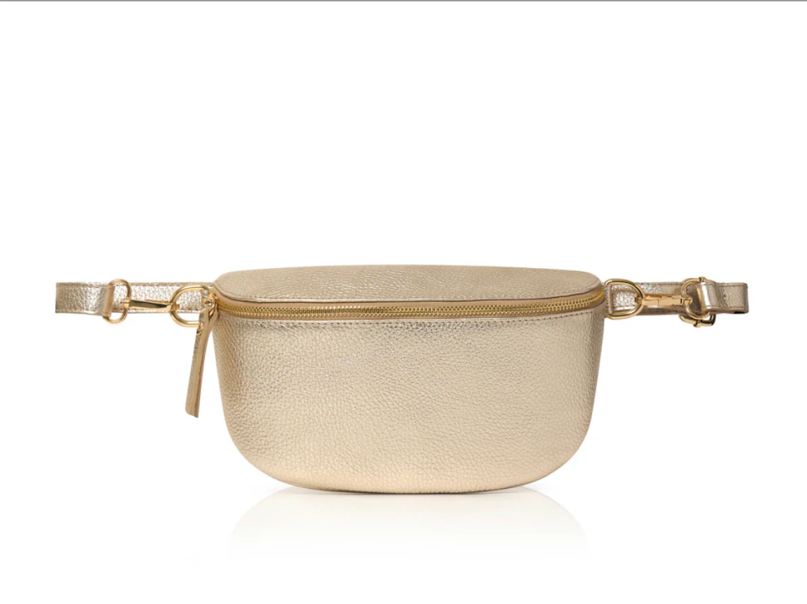 Large Gold Crossbody / Waist Bag - Image 3