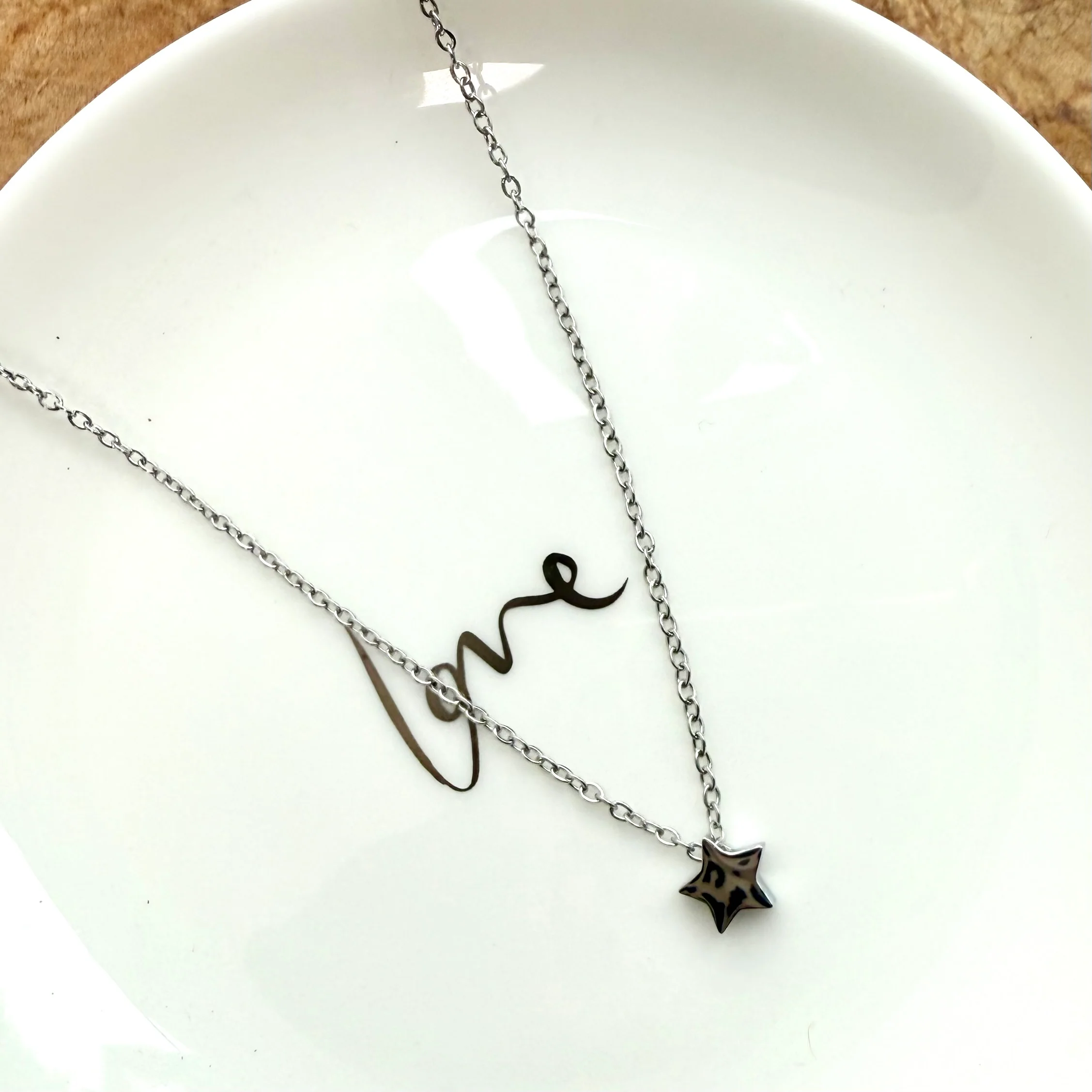 Silver Delicate Star Necklace
