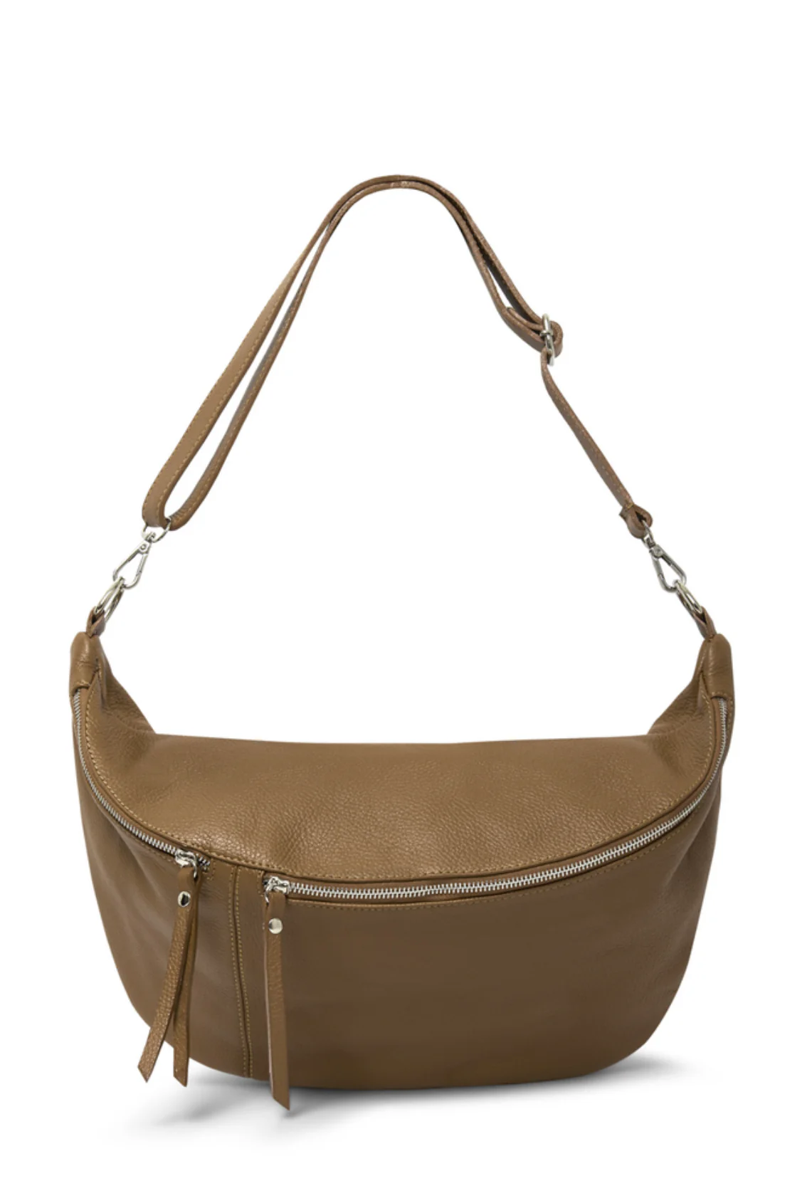 Preorder for dispatch w/c 23/3 - Taupe XL Crossbody/ Bum Bag - Image 4